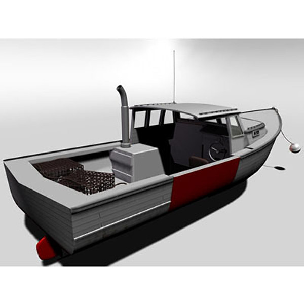 3ds max lobster boat - Lobster Boat by PerspectX