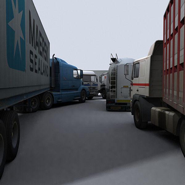 3d model realtime trucks vol 1 - Trucks Collection Vol.1 by papillon