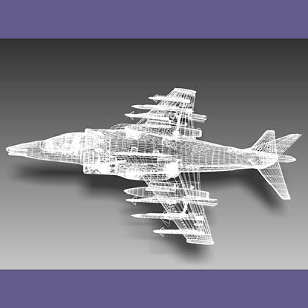 3d av-8 harrier ii model - AV-8 Harrier II by PerspectX