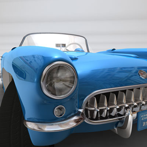 ChevroletCorvette57_OBJ/FBX/3DS