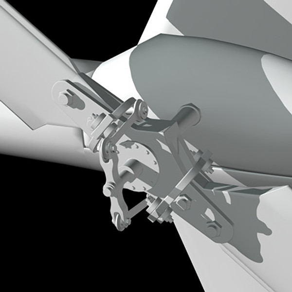3d model of helicopter bell - Bell206 JetRanger helicopter by earth art