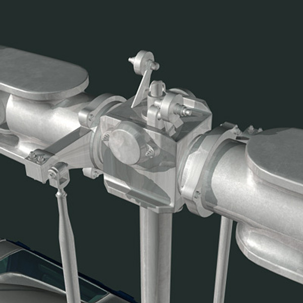 3d model of helicopter bell - Bell206 JetRanger helicopter by earth art