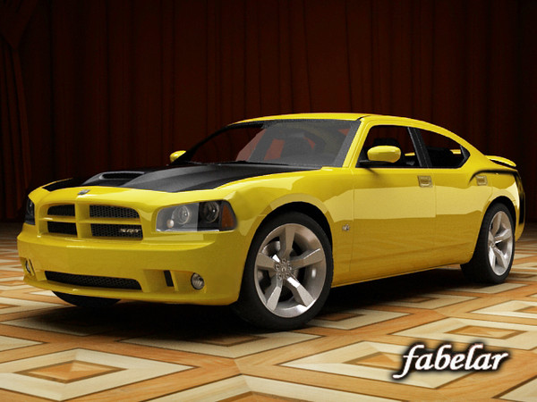 maya dodge charger srt-8 super - Dodge Charger SRT-8 Super Bee by fabelar