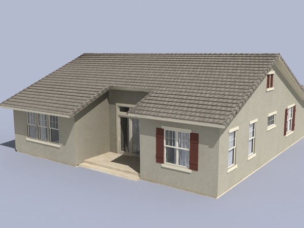 house set 3d model - house sets 1-3-4 by monkeyodoom