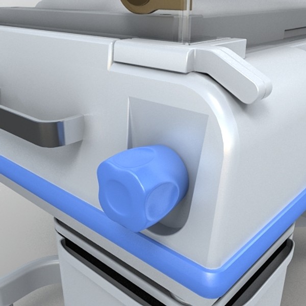 3d infant incubator model - infant incubator by monkeyodoom