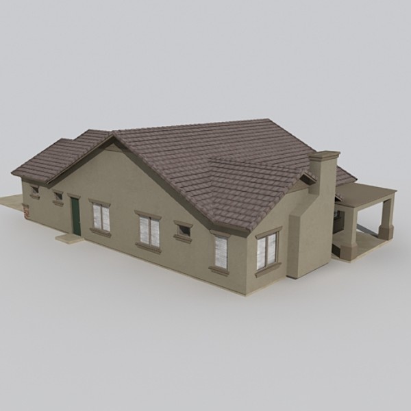 house set 3d model - house sets 1-3-4 by monkeyodoom