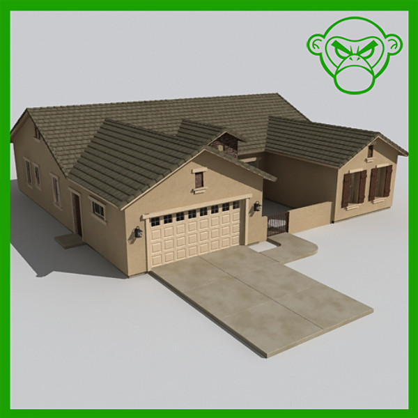 house set 30 3d max - house set of 30 by monkeyodoom