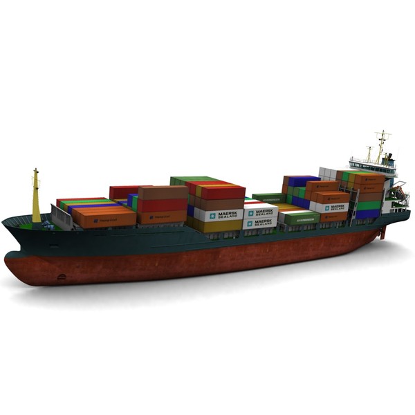 3d container ship - Container_ship.zip by vadikgg