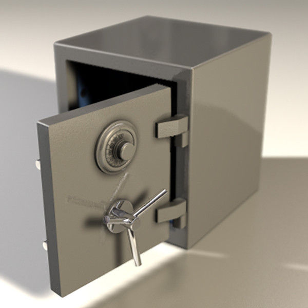 3d bank safe model - Safe by Pekdemir