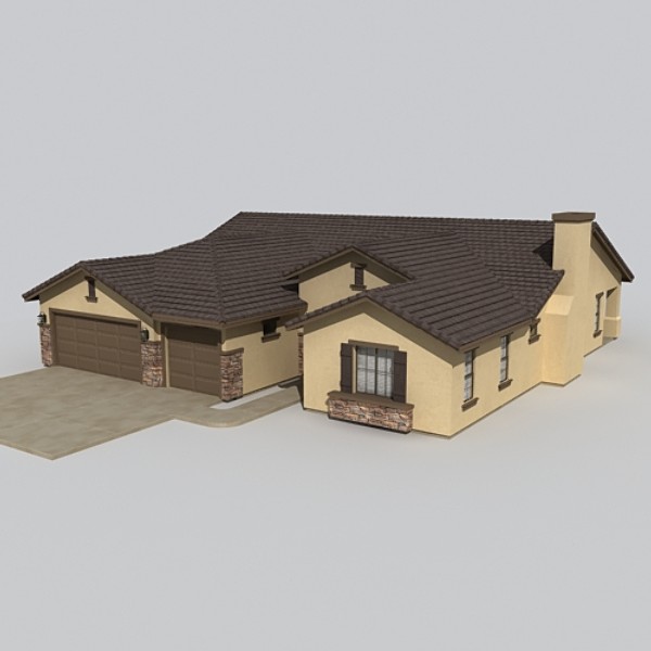 house set 3d model - house sets 1-3-4 by monkeyodoom