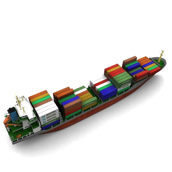 3d container ship - Container_ship.zip by vadikgg