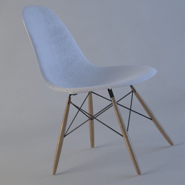 3d 3ds chair charles eames plastic - Eames Plastic Side Chair by BBB3viz