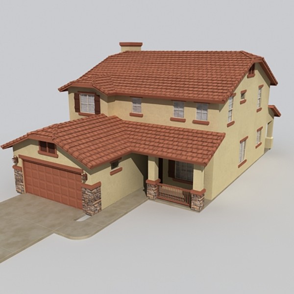house set 3d model - house sets 1-3-4 by monkeyodoom