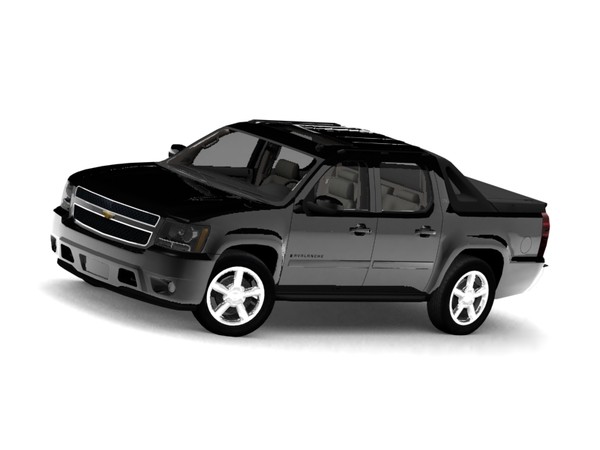 2007 chevrolet pickup 3d model - 2007 Chevrolet Avalanche (obj) by Cardesign3D