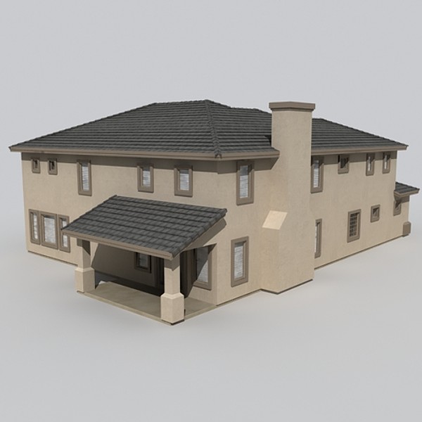 house set 3d model - house sets 1-3-4 by monkeyodoom