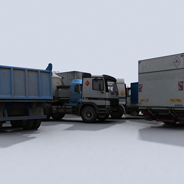3d model realtime trucks vol 1 - Trucks Collection Vol.1 by papillon