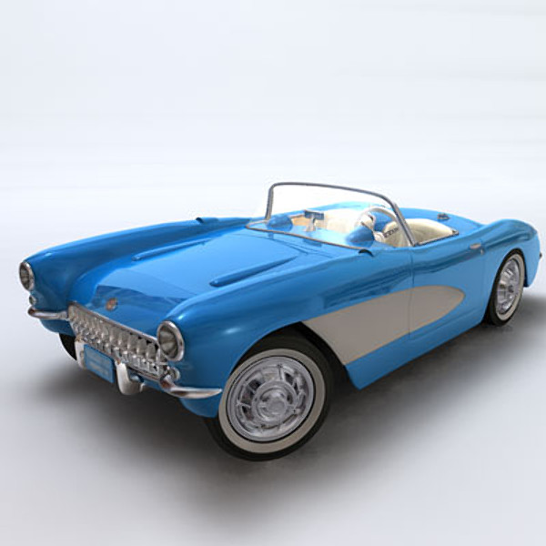 ChevroletCorvette57_OBJ/FBX/3DS
