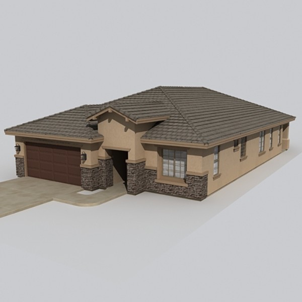 house set 3d model - house sets 1-3-4 by monkeyodoom