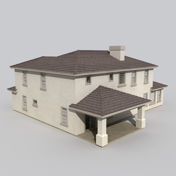 house set 3d model - house sets 1-3-4 by monkeyodoom