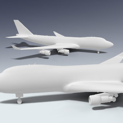 3d 747 airplane - 747 Aircraft by Adam Walker Film
