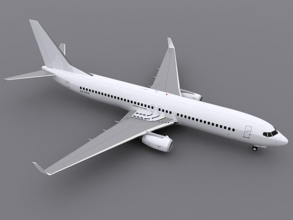 3d - generic model - 737-800 - Generic by foxxhound