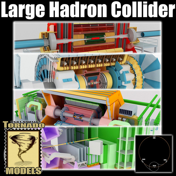 Large Hadron Collider (LHC) 3D Models