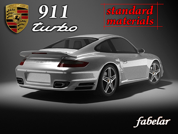 3d 911 turbo model - Porsche 911 turbo STD mat by fabelar