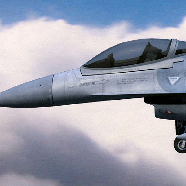 f-16 fighting falcon jet fighter 3d model - F16C Fighting Falcon by earth art