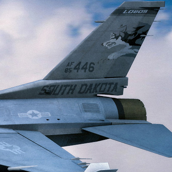 f-16 fighting falcon jet fighter 3d model - F16C Fighting Falcon by earth art