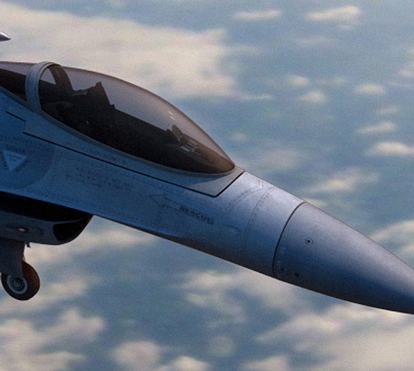f-16 fighting falcon jet fighter 3d model - F16C Fighting Falcon by earth art