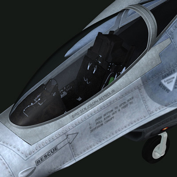 f-16 fighting falcon jet fighter 3d model - F16C Fighting Falcon by earth art