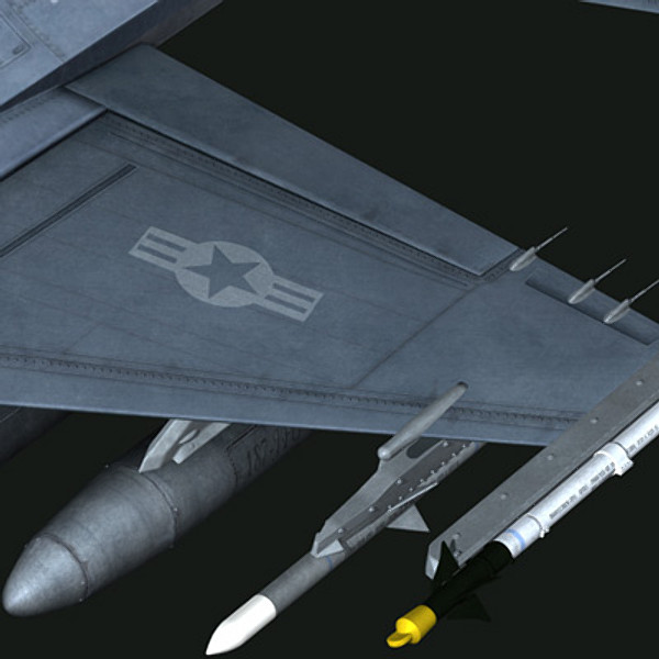 f-16 fighting falcon jet fighter 3d model - F16C Fighting Falcon by earth art