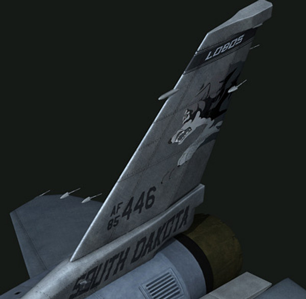 f-16 fighting falcon jet fighter 3d model - F16C Fighting Falcon by earth art