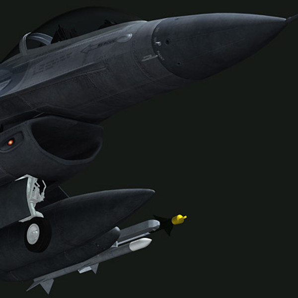 f-16 fighting falcon jet fighter 3d model - F16C Fighting Falcon by earth art