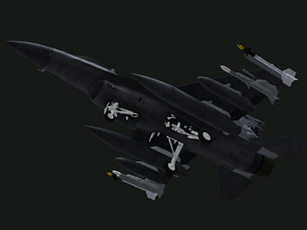 f-16 fighting falcon jet fighter 3d model - F16C Fighting Falcon by earth art