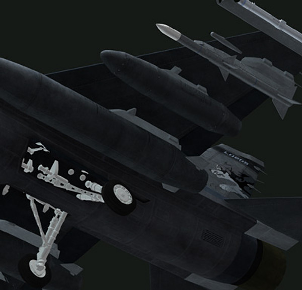 f-16 fighting falcon jet fighter 3d model - F16C Fighting Falcon by earth art
