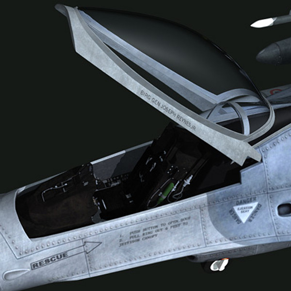 f-16 fighting falcon jet fighter 3d model - F16C Fighting Falcon by earth art