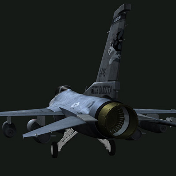 f-16 fighting falcon jet fighter 3d model - F16C Fighting Falcon by earth art