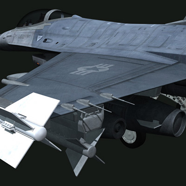 f-16 fighting falcon jet fighter 3d model - F16C Fighting Falcon by earth art