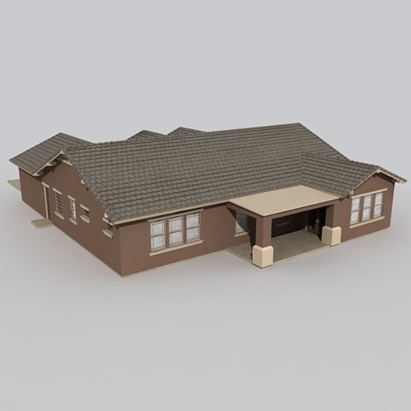 house set 3d model - house sets 1-3-4 by monkeyodoom