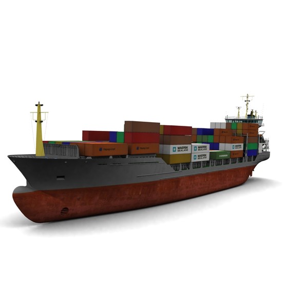 3d container ship - Container_ship.zip by vadikgg