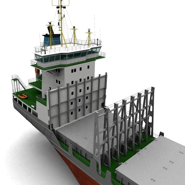 3d container ship - Container_ship.zip by vadikgg