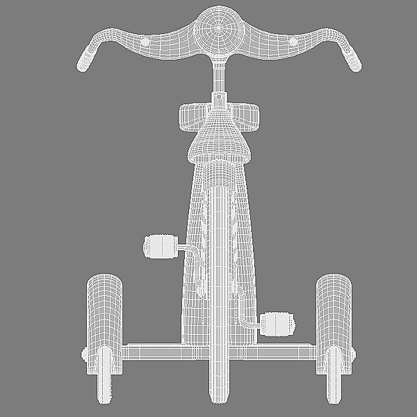 3d retro tricycle model - Retro Trike by Hystoria