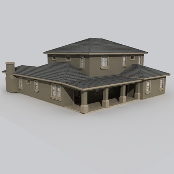 house set 3d model - house sets 1-3-4 by monkeyodoom