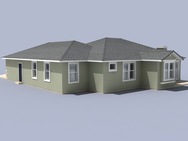 house set 3d model - house sets 1-3-4 by monkeyodoom