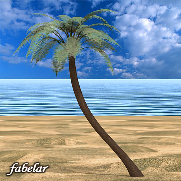 3d palm - Palm 02 by fabelar