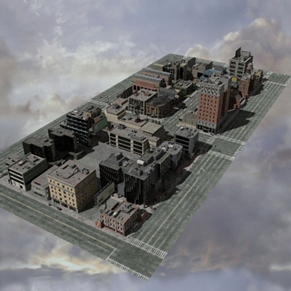 set stop max - High Res Commercial City Block by dastolidigital