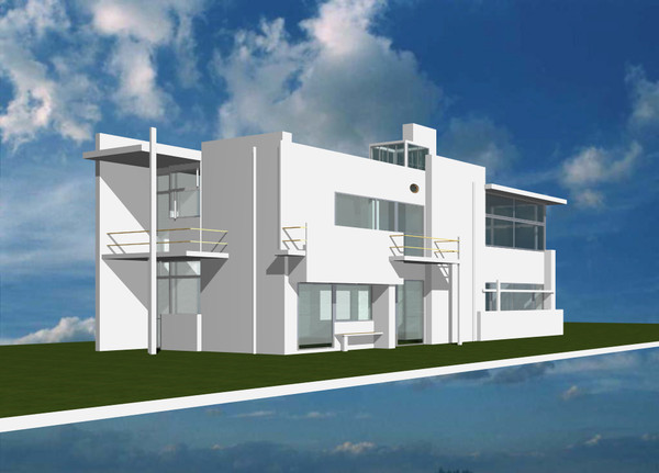 3d 3ds villa schroeder - Villa Schroeder by studiorender