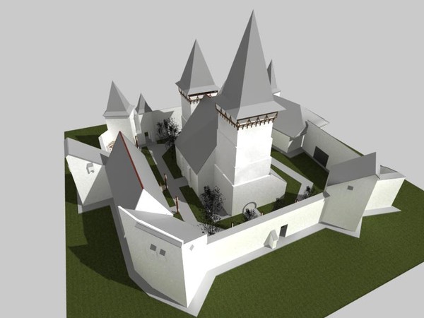 3d 3ds monastery church buildings - Castle/Monastery/Fortification by studiorender