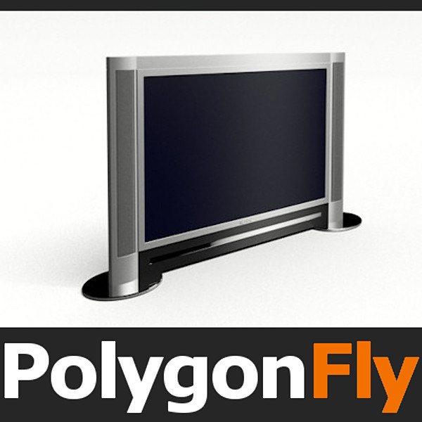 3d tv 02 - TV_02 by PolygonFly